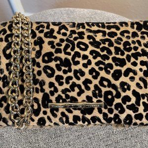 Elaine Turner Purse, Style: Frankie, Color Flocked Cheetah Haircalf, NWT